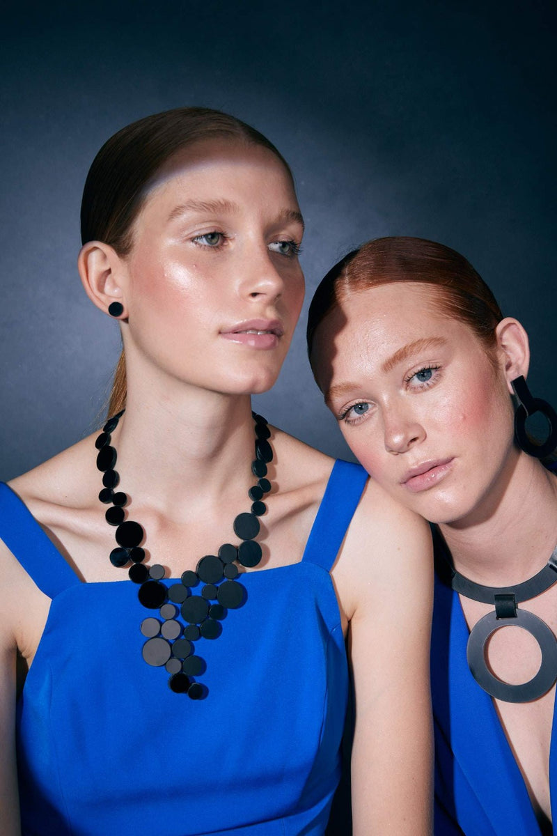 Collier Abstraction V - Argent