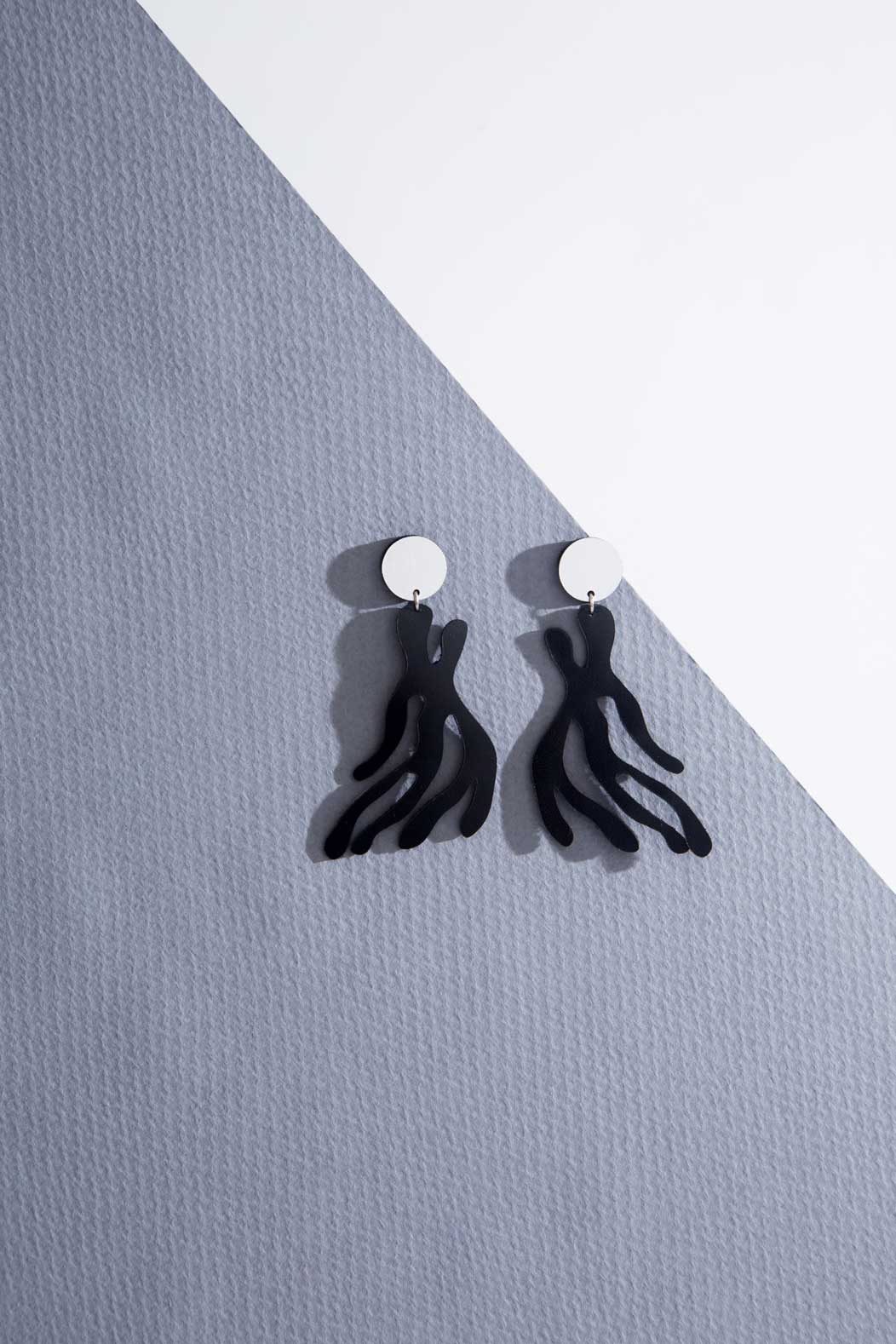 Mar New Earrings - Black