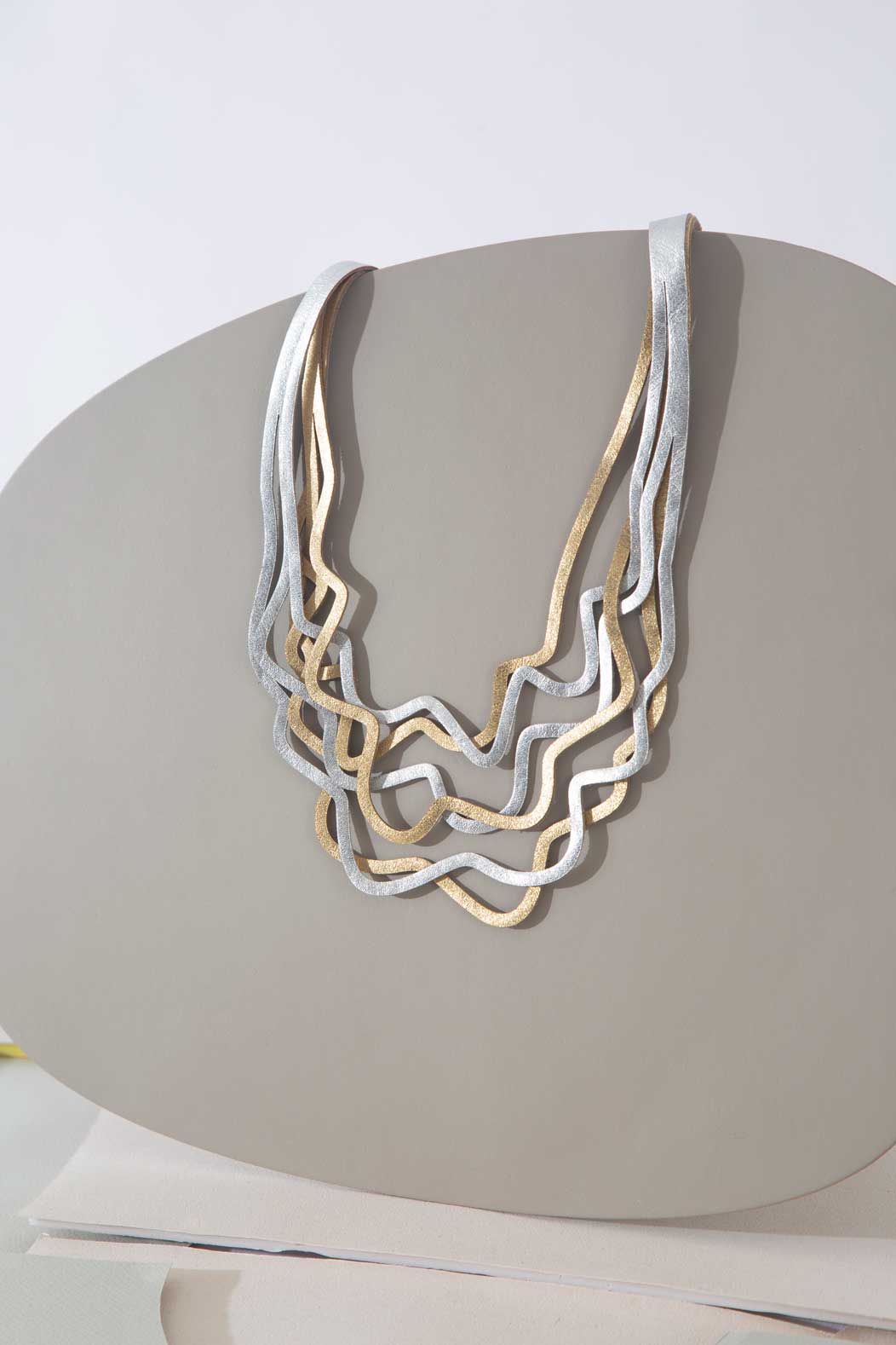 Curves Duo Halskette - Silber &amp; Gold