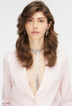 Collar Y de Kate - Plata